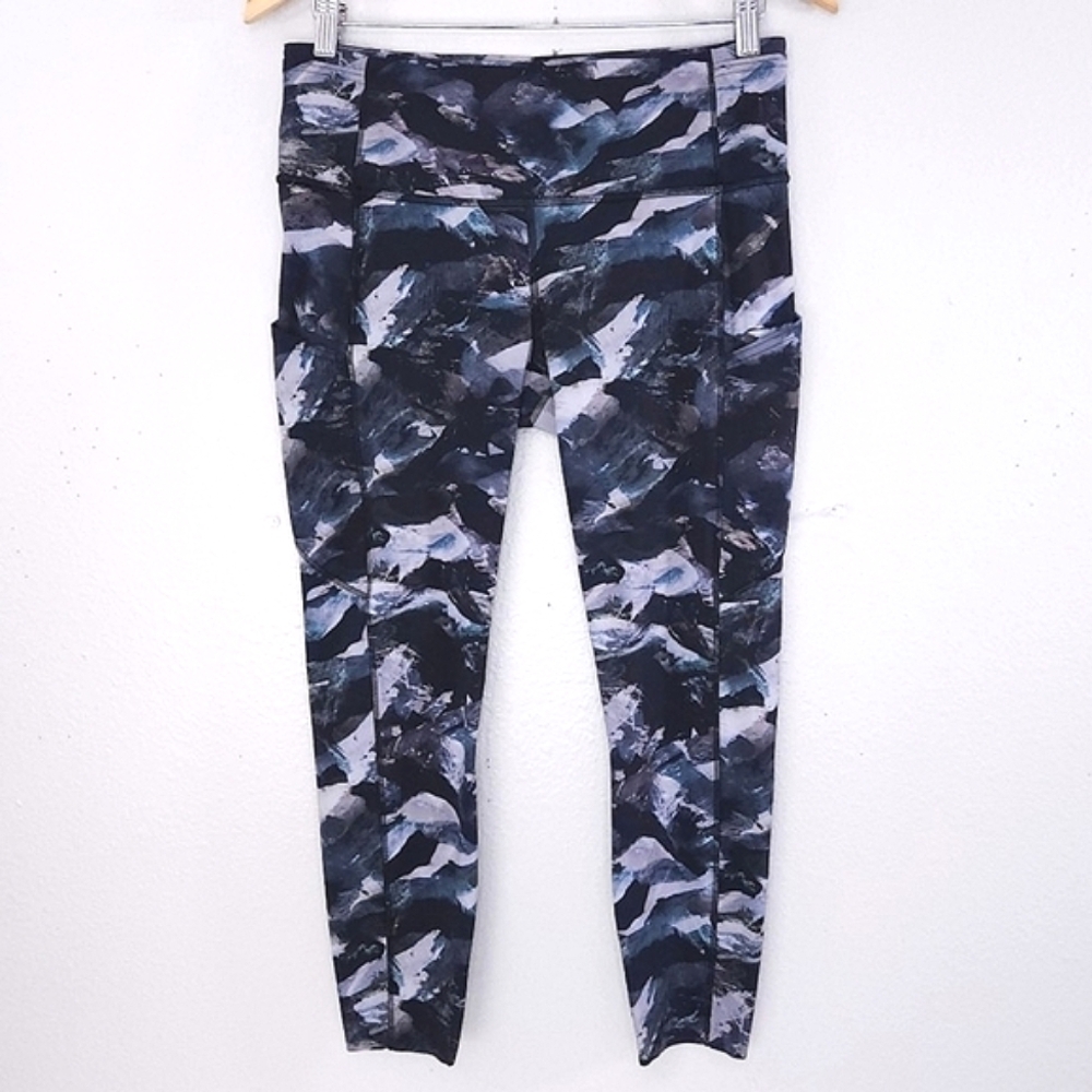 LULULEMON Fast and Free Tight II *Non Reflective Nulux Glacier Camo Starlight
